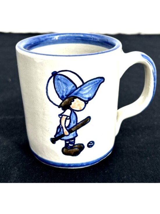 Louisville Stoneware Other - Louisville Stoneware Baseball Child’s Tea Cup Pottery 3.25"
